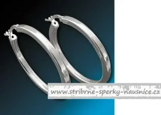 6,2gr náušnice 38mm kruhy