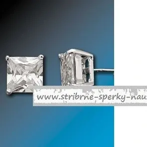 1,9gr kostky náušnice na šroubek