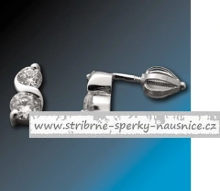 1,65gr Infinity náušnice  na šroubek