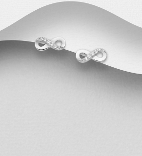 Náušnice infinity